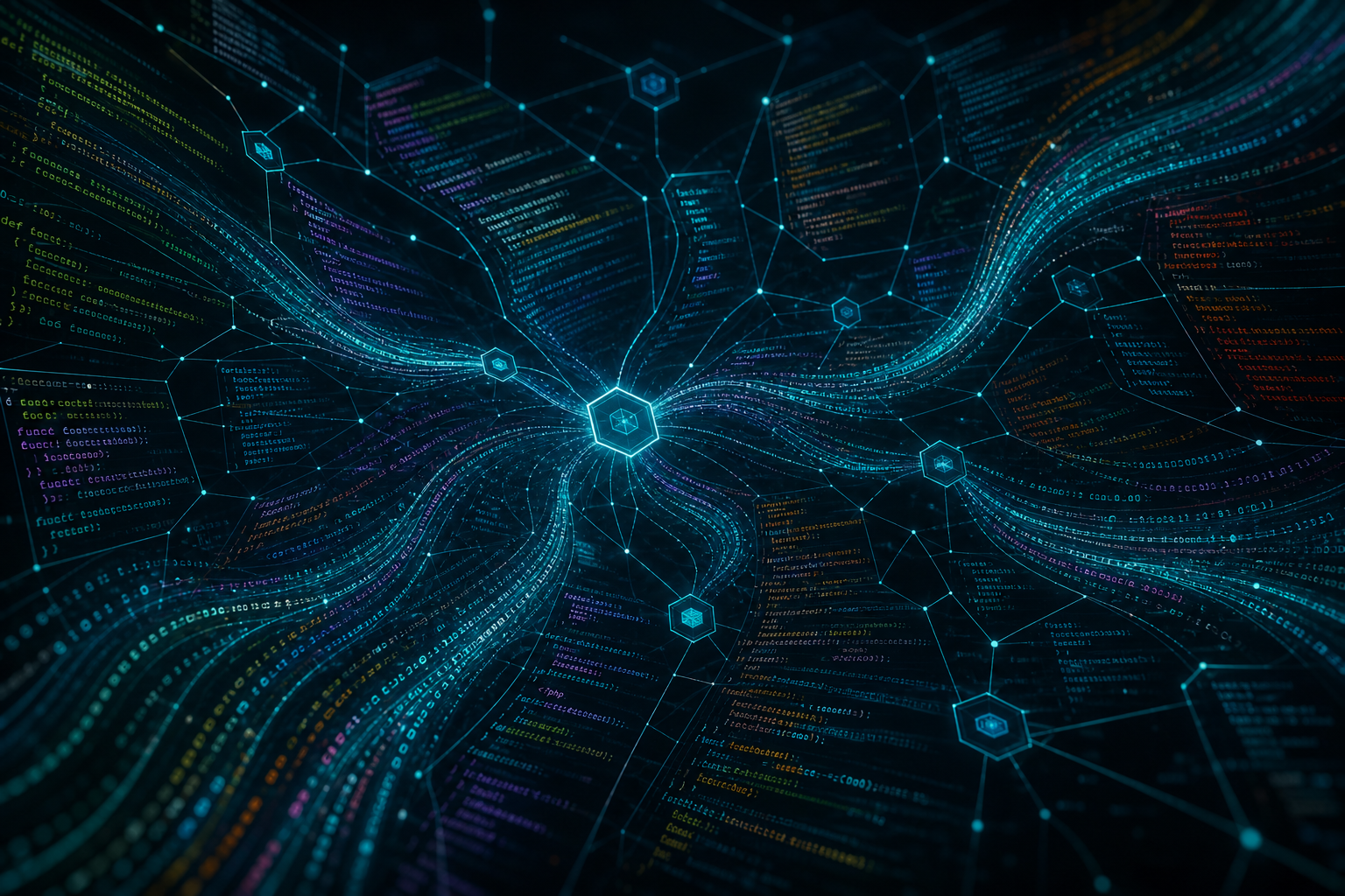 A simple illustration of the Qwen3-Coder Cloud setup -- your computer talks to OpenWebUI, which talks to Alibaba's coding AI in the cloud